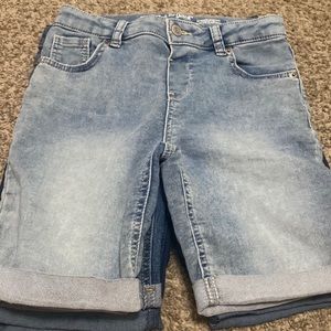 Three pack Jean shorts for girls